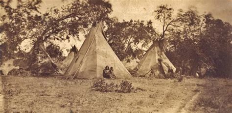 Southern Arapaho Camp Near Camp Supply In Indian Territory 1870