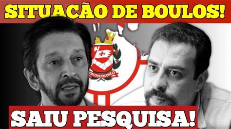 AO VIVO ACABOU DE SAIR PESQUISA PARA A PREFEITURA DE SÃO PAULO YouTube