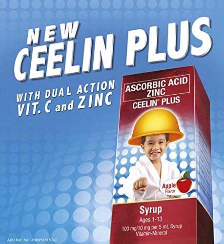 Ceelin Plus Ascorbic Acid And Zinc X Ml Buy Online At Best