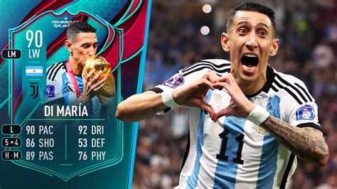 DO THIS SBC 90 World Cup TOTT Angel Di Maria Player Review FIFA 23