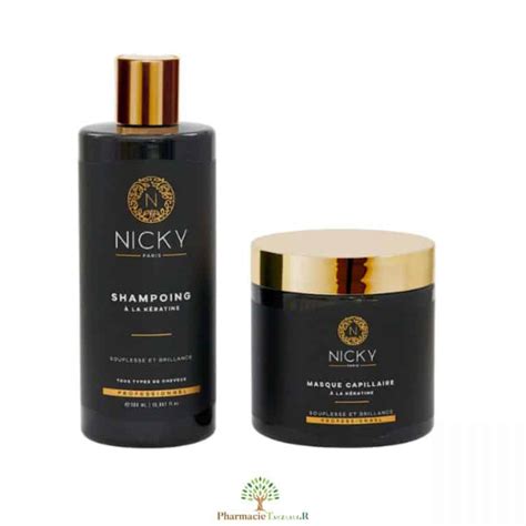 Nicky Paris Shampoing Et Masque Capillaire La K Ratine Livraison