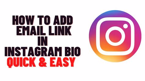 How To Add Email Link In Instagram Bio How To Add Email Button On