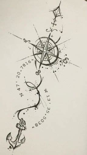 Pin By Kimquentin On Enregistrements Rapides North Star Tattoos Compass