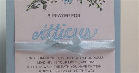 Amy's Creative Pursuits: How To Make A Baby Dedication Card For A ...