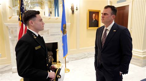 Governor Kevin Stitt On Twitter Great To See Blake Simmons A Naval