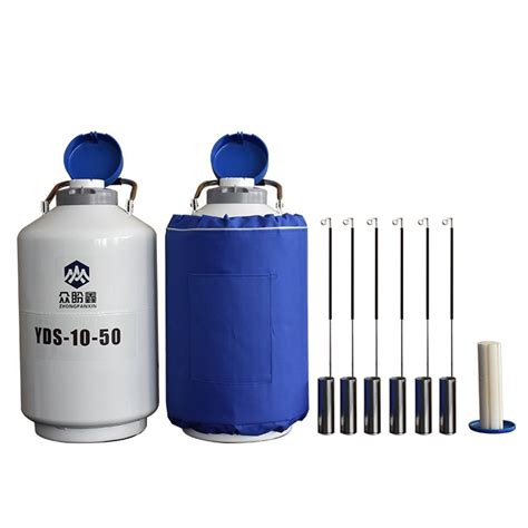 Yds 10 10l Volume Cryogenic Ln2 Liquid Nitrogen Tank Container Dewar