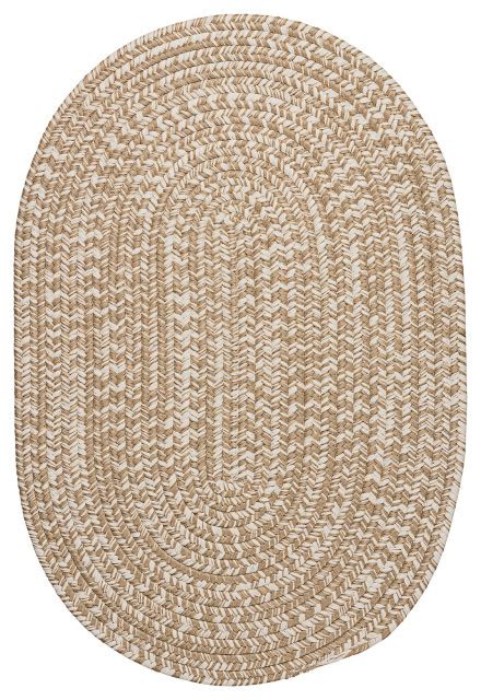 Colonial Mills Howell Tweed Braided Rug 9X11 Farmhouse Outdoor