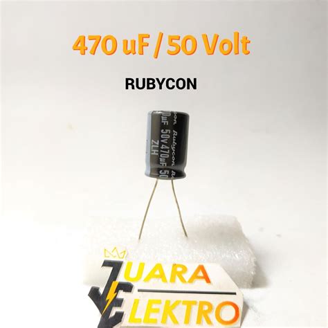 Jual Kapasitor Elco Uf V Elko Uf Volt Rubycon