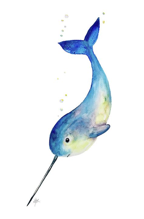 Narwhal Painting