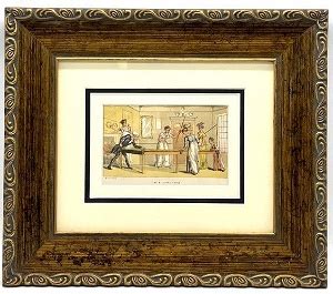 Thomas Rowlandson "the Billiard Table" Print