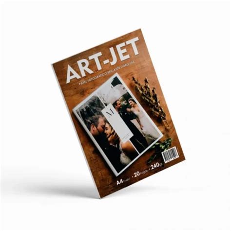 Papel Foto Glossy Doble Faz A Gr Hojas Art Jet