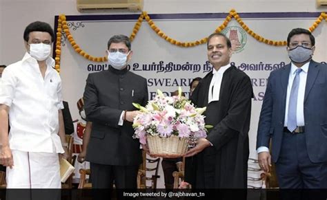 Justice Munishwar Bhandari Takes Oath As Madras High Court Chief Justice