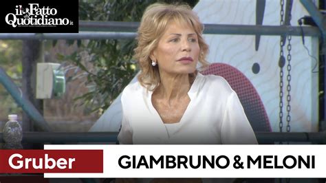 Gruber Giambruno Intollerabile Da Meloni Nessuna Parola Di Empatia