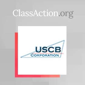 uscb corporation  classactionorg legal news wire breaking class