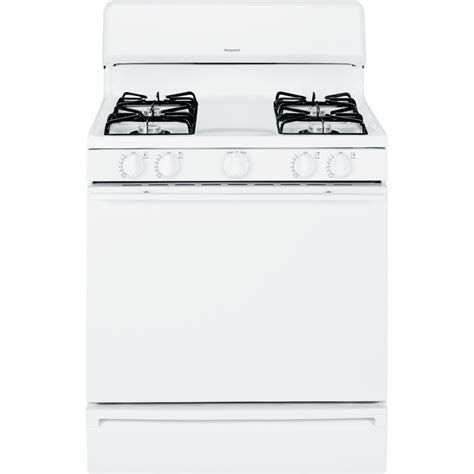 Hotpoint Freestanding 48 Cu Ft Gas Range White Common 30 In