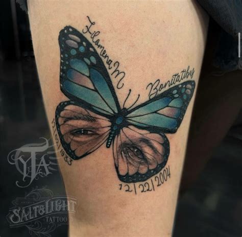 12 Butterfly Memorial Tattoo Ideas To Inspire You