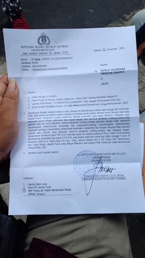 Detail Contoh Surat Panggilan Kepolisian Koleksi Nomer 55