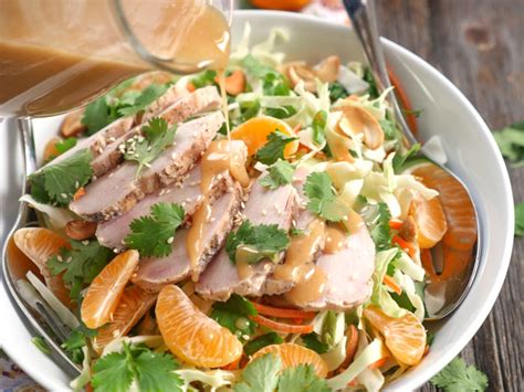 Asian Chicken Cabbage Salad With Creamy Sesame Dressing My Heart Beets