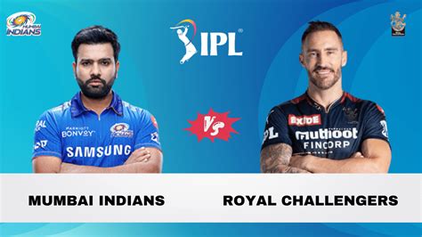 Mi Vs Rcb Dream11 Prediction Head To Head Players Stats Fantasy Team