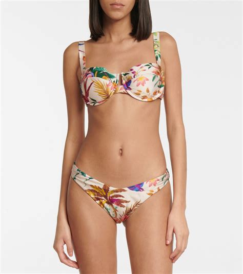 Zimmermann Tropicana Printed Bikini Bottoms Zimmermann