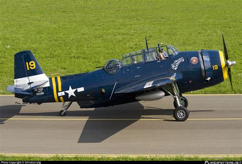 Hb Rdg Private Grumman Tbm R Avenger Photo By Christian Jilg Id