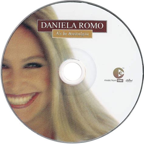 Car Tula Cd De Daniela Romo Es La Nostalgia Portada