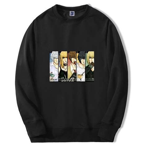 Insdeath Note Japan Anime Yagami Light Kira Print Hoodie Sportswear