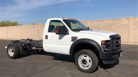 2008 Ford F550 Sd Long Wheelbase Cab And Chassis Youtube