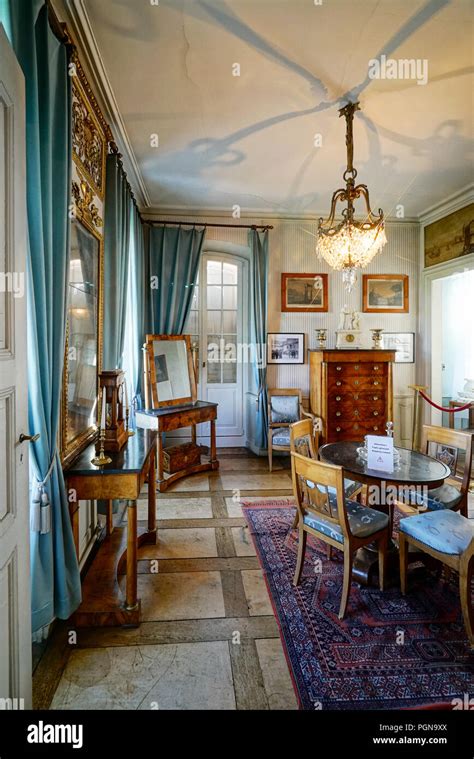 Beautiful rich classic interior of XIX century, old house Stock Photo ...