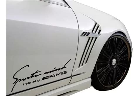 Par Stickers Para Mercedes Amg Sports Mind Produced By Amg Meses Sin