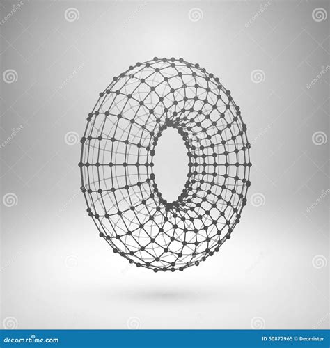 Toro Poligonal Da Malha De Wireframe Ilustração do Vetor Ilustração