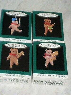 March Of The Teddy Bears Band Complete Set Hallmark Miniature