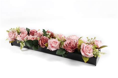 Buy E F Modern Designs Rectangular Floral Centerpiece For Dining Table