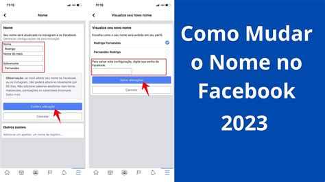 Como Mudar O Nome No Facebook Youtube