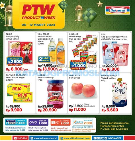 Promo PTW INDOMARET 06 12 MARET 2024