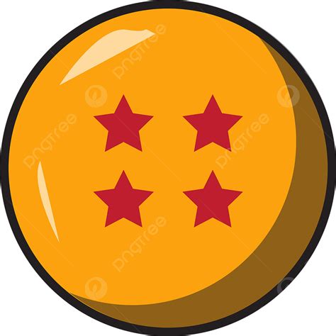 4 Dragon Ball Icono Vector Drgon Ilustración Png Bola De Dragón Súper Vector De Bola De