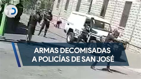 Armas Decomisadas A Polic As De San Jos Telediario Costa Rica