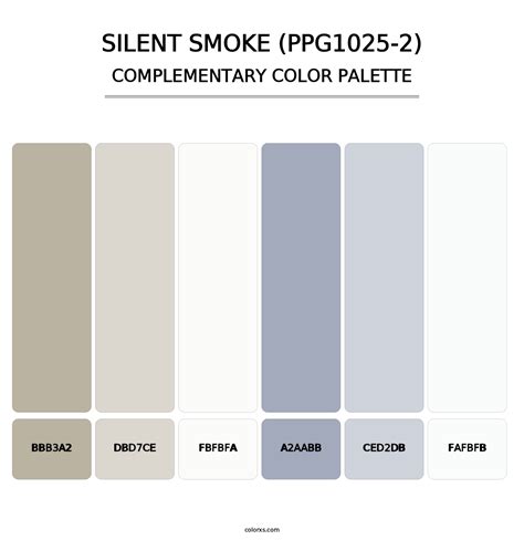 Ppg Paints Silent Smoke Ppg1025 2 Paint Coordinating Colors And