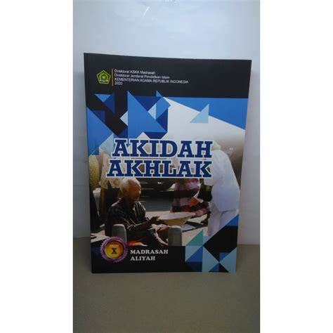 Jual Buku Aqidah Akhlak Kelas Madrasah Aliyah Original