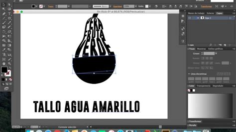 Aprende cómo hacer una imagen con textos y siluetas Illustrator YouTube