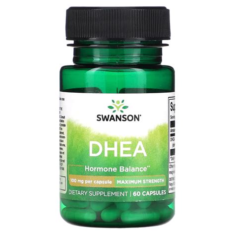 Swanson DHEA 100 Mg 60 Capsules