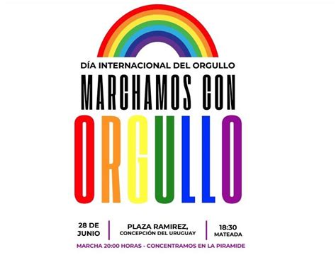 El Día del Orgullo tendrá su agenda en Concepción del Uruguay DIARIO