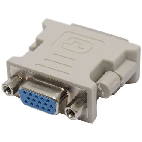 Adaptador Dvi Pinos Macho Para Vga Femea Audio E V Deo