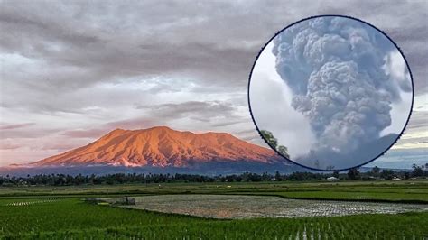 Indonezja Erupcja Wulkanu Marapi Co Najmniej Os B Nie Yje