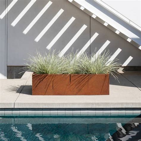 Veradek Corten Steel Series Window Box Planter Reviews Wayfair