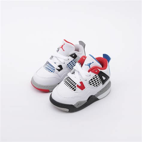 Детские кроссовки Jordan 4 Retro (TD) (BQ7670-146) оригинал - купить по ...