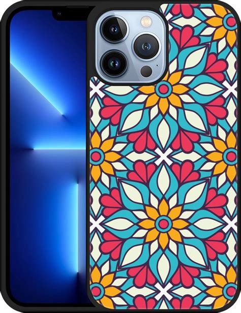 Iphone Pro Max Hoesje Design Op Glas Robuuste Mandala Designed