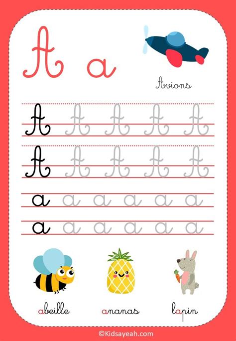 Apprendre La Lettre A Exercices Ducatifs Ludiques Pour Ms Gs