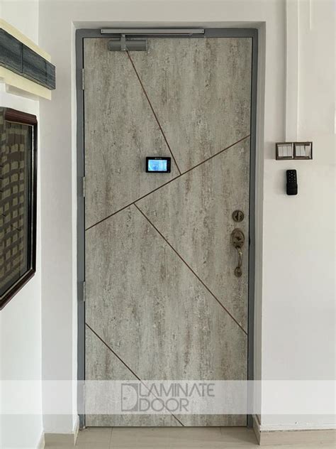 Groove Line Design 202 Laminate Door