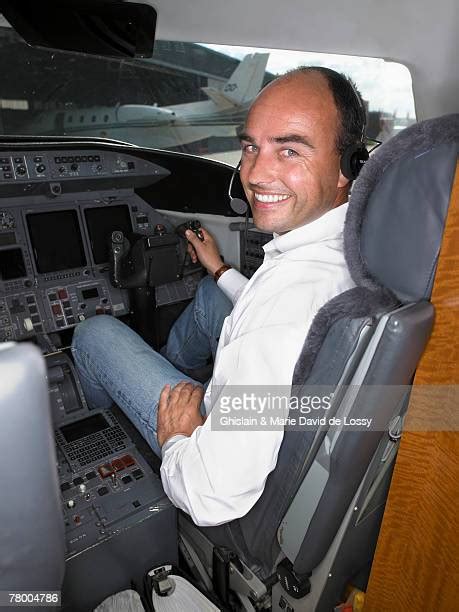 Pilot Sitting In A Private Airplane Stock Fotos Und Bilder Getty Images